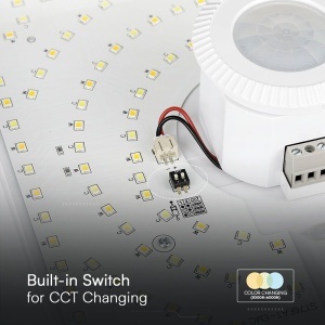 PLAFONIERA LED 12W IP20 SENZOR DE MISCARE 3IN1 - ALB - Img 15