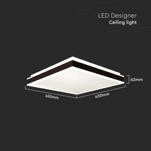 PLAFONIERA LED 24W 3IN1 - NEGRU - Img 3