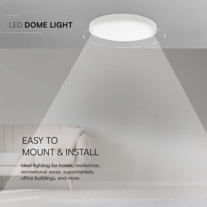 PLAFONIERA LED 36W IP44 6500K ALB RECE - ALB - Img 7