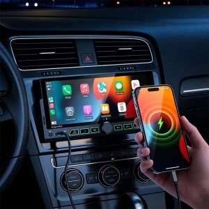 PLAYER AUTO 1 DIN 4X60W CARPLAY ANDROIDAUTO KRUGER&MATZ - Img 6