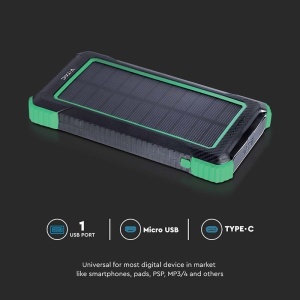POWER BANK 10000MAH CU INCARCARE SOLARA - Img 8