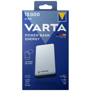 POWER BANK 2X USB 1X TYPE-C 15000MAH VARTA - Img 5