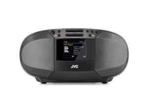 Radio cu CD JVC RD-E664B-DAB, 2x2.5W RMS, Bluetooth, USB, afisaj LCD, ceas, telecomanda, negru - Img 3