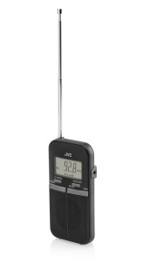 Radio de buzunar portabil JVC RA-E411B, Afisaj LCD, Tuner digital FM/AM, Negru - Img 3