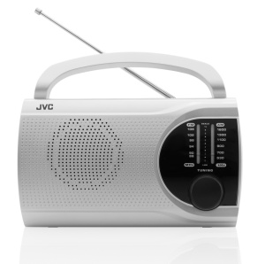 Radio JVC RA-E321S, tuner analogic FM/AM, mufa jack pentru casti, argintiu - Img 2