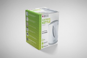 RESIGILAT - Cana electrica fierbator ECG RK 1758 gri, 1,7 L, 2000 W, plastic de calitate BPA FREE - Img 9