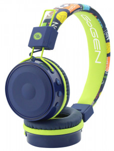 RESIGILAT - Casti audio fara fir pentru baieti GoGEN HBTM 32BL, Bluetooth 4,2, volum limitat, microfon - Img 6