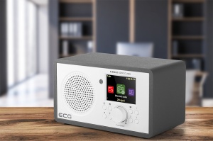 RESIGILAT - Internet radio ECG B.BOLD 3200 Cubo, FM, Bluetooth, Li-Ion 3,7V/2000 mAh, 3W RSM, telecomanda, carcasa din lemn - Img 16