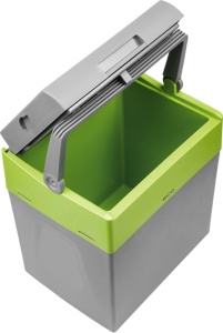 RESIGILAT - Lada frigorifica auto cu functie de incalzire si racire ECG AC 3022 HC Dual, 28 L, 12V, 230V, mod ECO, gri/verde - Img 6