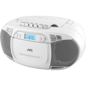 RESIGILAT - Radio cu casetofon si player CD JVC RC-E451W, 2 x 1.6 W RMS, FM, Bluetooth, USB, MP3, AUX IN, alb - Img 8