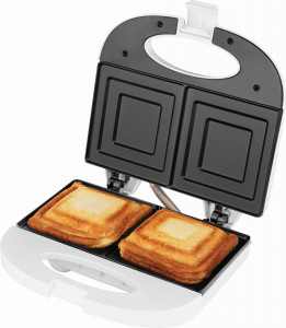RESIGILAT - Sandwich maker ECG S 1170, 750 W, 2 sandwich-uri patrate - Img 4