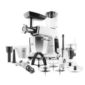 Robot de bucatarie ETA Gratus Kuliner II Origin 2038 90000, 1700 W, bol 6.7 litri + bol 3.5 litri, design integral din metal, LED, control tactil - Img 1