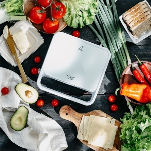 SANDWICH MAKER 2 IN 1 AD 3070 ALB ADLER - Img 5
