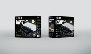 Sandwich maker ECG S 2120 Grande, 900 W, 4 sandvisuri triunghiulare, design din otel inoxidabil si plastic - Img 18