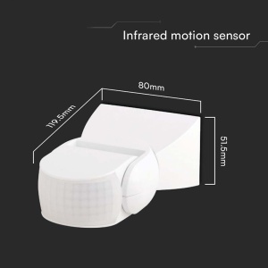 SENZOR DE MISCARE 300W 180GR IP65 - ALB - Img 4