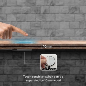 SENZOR SMART TOUCH DIMABIL PENTRU BANDA LED - NEGRU - Img 6