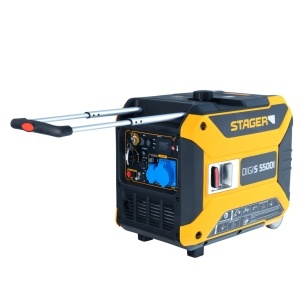 Stager DigiS 5500i Generator digital invertor insonorizat 5.5kW, monofazat, benzina, autonomie pana la 6h - Img 5