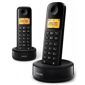 TELEFON DECT D1602 NEGRU PHILIPS