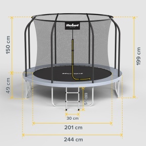 TRAMBULINA 8FT 244CM REBEL ACTIVE - Img 6