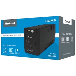 UPS OFFLINE NANOPOWER 850 (850VA/480W) REBEL - Img 8