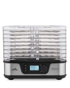 Uscator de fructe ETA Secca Premium ETA9301 90000, 380W, 8 site inox, 35-75°C, timer 1-24 ore, argintiu - Img 5