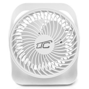 VENTILATOR 5.6" 5W PORTABIL CU ACUMULATOR 2000MAH - ALB - Img 3