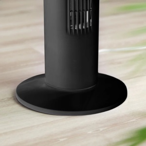 Ventilator turn LENTZ, 45W, 81cm, 3 viteze, oscilatie, negru - Img 4