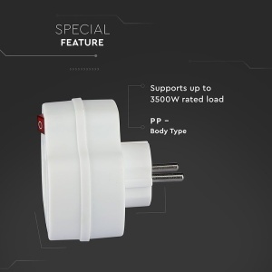ADAPTOR 3 PRIZE CU INTRERUPATOR 3X16A MAX 3500W - Img 7