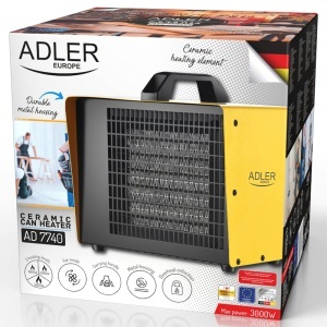 AEROTERMA CERAMICA 3 TREPTE 3000W AD 7740 ADLER - Img 8