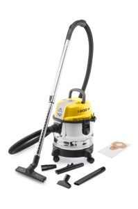Aspirator multifunctional ETA Fachmann 4211 90000, 1200W, 15 litri, aspirare uscata si umeda, functie de suflare, negru/galben - Img 3