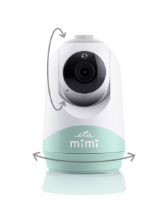Baby Monitor ETA MIMI 5306 90000, ecran LCD 5.0'' TFT, Audio-Video wireless, ZOOM 2x, camera rotativa vertical si orizontal - Img 8