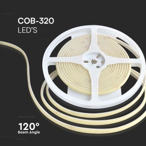 BANDA LED COB 24V CHIHLIMBAR IP67 - Img 3