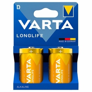BATERIE ALCALINA LONGLIFE LR20 BL 2 BUC VARTA - Img 2