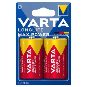 BATERIE ALCALINA MAX POWER LR20 BLISTER 2 BUC VARTA - Img 2