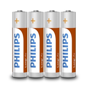 BATERIE LONGLIFE R3 AAA FOLIE 4 BUC PHILIPS - Img 2