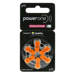 BATERII AUDITIVE POWER ONE EVOLUTION P13 BL 6 VARTA - Img 2