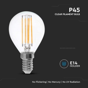 BEC E14 CU FILAMENT LED 4W 3000K - Img 5