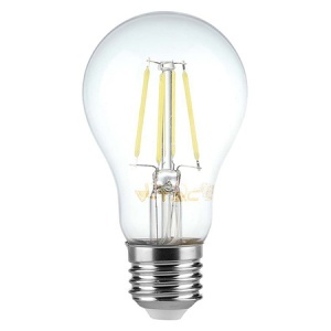 BEC E27 A60 CU FILAMENT DIMABIL LED 8W 3000K ALB CALD - Img 1