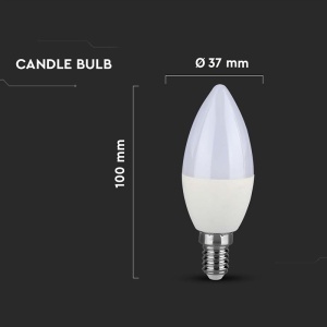 BEC LED E14 4.5W 6500K ALB RECE - Img 4