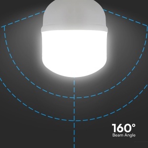 BEC LED T160 E27/E40 60W 6500K ALB RECE - Img 7