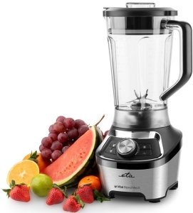 Blender de masa ETA Vital Blend Mini II 5100 90000, 1200W, 1.85 litri, 3 programe, otel inoxidabil, negru - Img 9