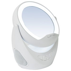 BOXA CU OGLINDA MAKE-UP SI SUPORT TELEFON 2X3W - Img 2