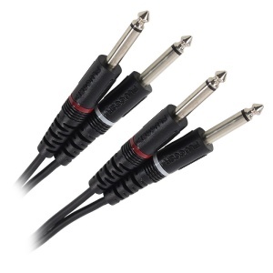 CABLU 2X JACK 6.35 TATA MONO - 2 X JACK 6.35 TATA MONO 6M - Img 2