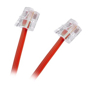 CABLU EXTENSIE TELEFONIC ROSU 2M - Img 1