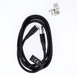 CABLU MAGNETIC 3IN1 USB-C/LIGHTNING/MICRO USB 1M 3A - NEGRU - Img 5