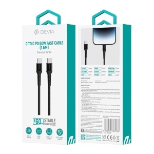 CABLU USB-C - USB-C 1.5M 60W 3A - Img 4