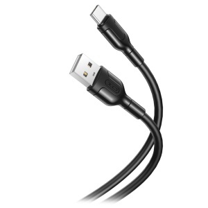 CABLU USB - TIP C 2.1A 1M -NEGRU - Img 2