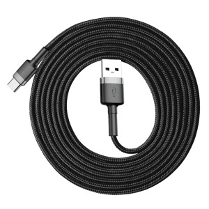 CABLU USB - USB-C 2A 2M BASEUS - GRI/NERGU - Img 6