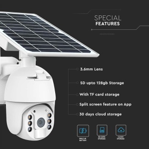 CAMERA HD SOLARA SMART WIFI - ALB - Img 4