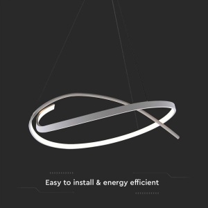 CANDELABRU LED DIMABIL 48W 3000K 80X120CM - ALB - Img 4